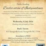 Community Event: Reading of the Declaration of Independence