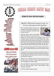 Jika anda mencari di google: Perutusan Setiausaha Malaysian Trades Union Congress