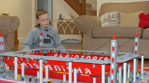New lego football sets are coming in 2020, with a partnership from manchester united. Crawley Boy Who Builds Football Stadiums Out Of Lego Becomes Mini Celebrity In Germany London Itv News