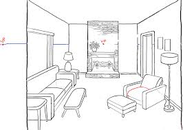 Living Room Chair With Ottoman Stuhlede Com Perspektive Zeichnen Raum Zeichnen Perspektive