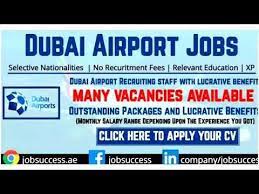 Dubai Airport Job 2020 Airport Job Dubai Youtube Airport Jobs Job Guide Job Security