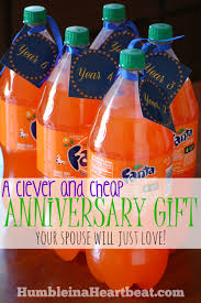 Diy Birthday Ideas For Husband On A Budget Clever And Cheap Anniversary Gift Idea Cheap Anniversary Gifts 3rd Year Anniversary Gifts Anniversary Gifts