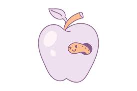 Download Apple Worm Emoji Svg Cut File By Creative Fabrica Crafts Creative Fabrica PSD Mockup Templates