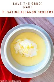 Love The Gbbo Make The Floating Islands Dessert From Episode 3 Of Collection 2 On Netflix These Are A Poached In 2020 Floating Island Dessert Desserts Gbbo Recipes