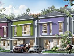 Lingkar Warna 4 Denah Rumah Minimalis Ukuran 7x12 Meter 3 Kamar Tidur 2 Lantai Tampak Depan