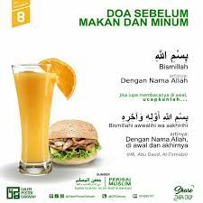 08 Doa Sebelum Makan Dan Minum Doa Allah Kekuatan Doa