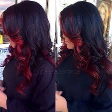 Balayage hairstyles for black hair. Coloring Hair Two Colors Dyed Hair Two Toned Hair Hair