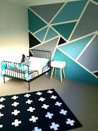 Frog tape tutorial and ideas: Geometric Wall Design With Painters Tape