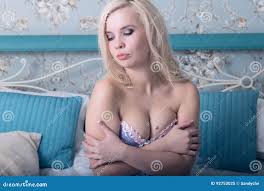 Woman with Big Breasts in Corset and Lingerie. Girl with Big Boobs on a Bed  Stock Image - Image of female, breast: 92753025