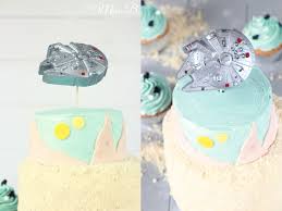 Star wars kuchen backen todestern darth vader und co. Star Wars Geburtstagstorte Rasender Falke