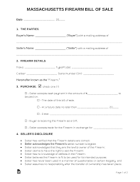How long does the application process take? Free Massachusetts Gun Bill Of Sale Form Word Pdf Eforms
