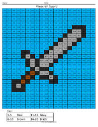 Home/minecraft coloring pages/two swords coloring page. Minecraft Sword Coloring Pages Free Large Images