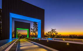 The City Of Irvine Located In Orange County California Prides Itself On Being The Safest City In The United States T Pedestrian Bridge Park Lighting Irvine