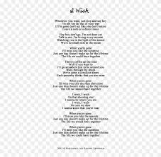I just wanna make things a little better. Lyrics Iwish 12th Star Wanna One Lirik Clipart 4365187 Pikpng