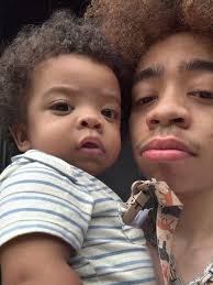 King Harris & King Jr ♥️ #kingjr #kingharris #fatherhood