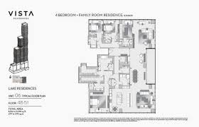 Luxury 4 Bedroom Condos Vista Pent House Floor Plans