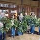 Evergreen wreath making workshop event in Troy, ID