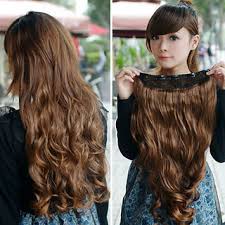 4.2 out of 5 stars 43. Buy Women New One Piece Clip In Synthetic Hair Extensions Long Wavy Curly Hair Online Get 56 Off