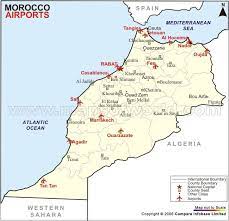 Morocco Airports Morocco Airport Map Spain Travel