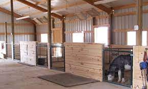 You Ll Want To Pull Out Your Hammer For These Diy Horse Stalls Diy Horse Barn Mini Horse Barn Simple Horse Barns