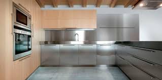indoor stainless steel kitchen cabinets