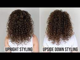 Upright Styling Routine Vs Upside Down Styling Curly Hair Curly Haircare For Beginners Youtube Curly Hair Tips Curly Hair Styles Types Of Curls