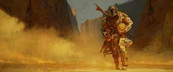 The Mandalorian Chapter 2 End Credits Art Retouched Star Wars Art Mandalorian Concept Art