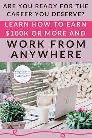 Are You Ready For The Career You Deserve Work From Home Moms Working From Home Extra Money