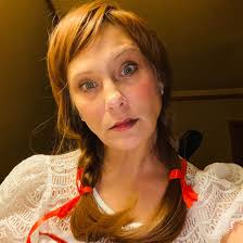 Amazon.com: SiYi Halloween Costume Wig for Women,Horror Doll Style, Long  Brown Braided Accessories,Cosplay Wig with Red Bows : Clothing, Shoes &  Jewelry