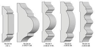 Chair rail comes in a variety of styles, widths, and profiles. Chair Rail Moulding Knives Profiles