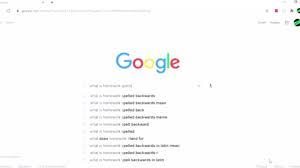 Some have claimed that krowemoh means 'child abuse' in latin. Homework Spelled Backwards Youtube