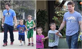 In a moment that probably earned mark wahlberg an eww, dad! from his daughter ella rae, the daddy's home actor planted kiss after kiss on wife rhea durham while the three attended the lakers game in la on. Mark Wahlberg S Four Kids Daddy S Joy And Pride