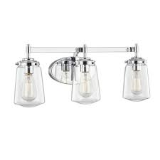 Vanity lights should never be wider than the mirror. Chrome Vanity Lights At Lowes Com