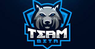 Team Beta Primary Mascot Logo Logo Keren Gambar Serigala Logo Game
