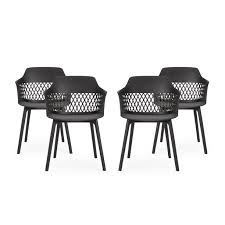 Maybe you would like to learn more about one of these? Hunter Outdoor Modern Dining Chair Set Of 4 Black Walmart Com Walmart Com
