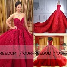 Enter promotional code decsgsf at checkout. Michael Cinco Luxury Ball Gown Red Wedding Dresses Lace Top Quality Beaded Sweetheart Sweep Train Gothic Wedding Dress Civil Vestido De 201 Mature Bride Wedding Dresses Princess Ball Gown From Ourfreedom 183 08