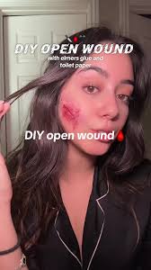 Fake Scar Using Elmers Liquid Glue