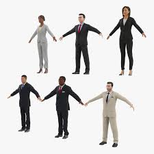 Rigged Business People Businessman 3d Model Business People 3d Model Model