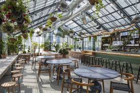 Photography by richard leo johnson architecture by john l. Restaurant Visit Roy Choi S Commissary Inside A Greenhouse In La Gardenista