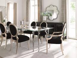Chit Chat Caracole Black Dining Room Furniture Dining Room Table Chairs Elegant Dining Room