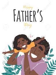 African american history culture : Fathers Day Black African American Daughter Plays With Dad And Royalty Free Cliparts Vectors And Stock Illustration Image 145758357