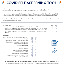 Helpful/related links post must be directly related to london ontario and surrounding region. Covid 19 Self Screening Tool Forest City Sport Social Club In London Ontario
