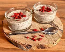 Low Carb Kokos Chia Pudding Mit Goji Beeren Low Carb Vegan Lecker Rezepte