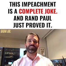 Paul called the impeachment process an illegal bill of attainder. Senator Rand Paul Posts Facebook