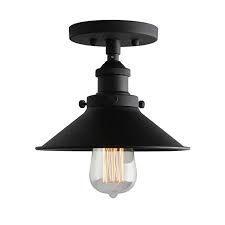 Phansthy Vintage Industrial Flush Mount Light 1 Light Mini Ceiling Light With 7 87 Inches B Industrial Flush Mount Lighting Ceiling Lights Flush Mount Lighting