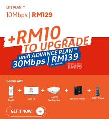 There are cases where routers can support up to a certain bandwidth plan (i.e. åŽŸä»·rm179çš„unifi 30mbpsé…å¥—çŽ°åœ¨æŠ˜æ‰£rm40åªéœ€rm139 è¿˜é€unifi Tv Leesharing
