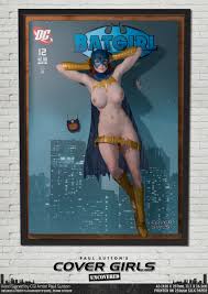 Batgirl Blue NUDE Pin-up 'cover Girls Uncovered' - Etsy