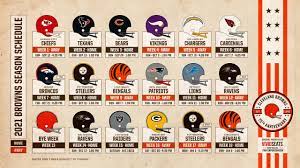 Cleveland Browns Announce 2021 Schedule