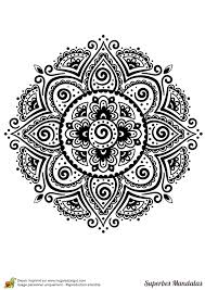 Superbes Mandalas Inde Page 29 Sur 52 Sur Hugolescargot Com Mandala A Colorier Coloriage Coloriage Inde
