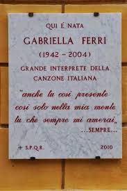 Gabriella ferri scomparve a corchiano (vt) il 3 aprile del 2004. Gabriella Ferri Tiziana Ficacci